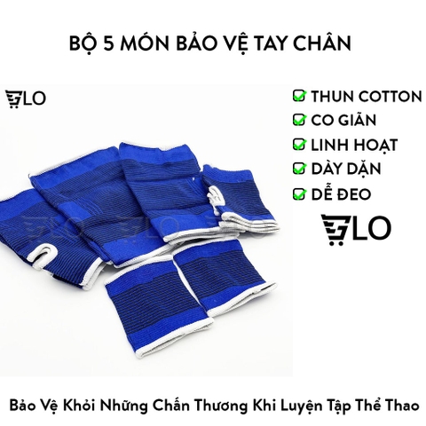 Bộ 5 Món Bảo Vệ Tay Chân