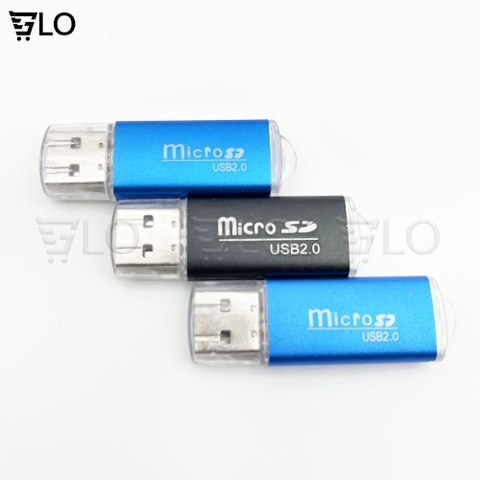 Đầu USB Đọc Thẻ Nhớ MicroSD Mini - Nhỏ Gọn, Bền Đẹp, Đọc Thẻ Ổn Định Mọi Lúc Mọi Nơi