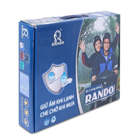 Áo Mưa Bộ Rando 2 Lớp ASNM-32 Cao Cấp