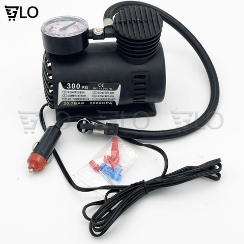 Máy Bơm Lốp Xe Hơi Air 12v Dùng Cổng Mồi Thuốc