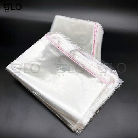 1 Kg Túi Nilon Keo Dán Miệng OPP Trong Suốt, Bọc Kiếng, Đóng Gói, Đựng Phụ Kiện, Quần Áo