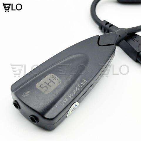 USB Sound Card Cao Cấp 5HV2 7.1 – Âm Thanh Đỉnh Cao, Dễ Dàng Sử Dụng