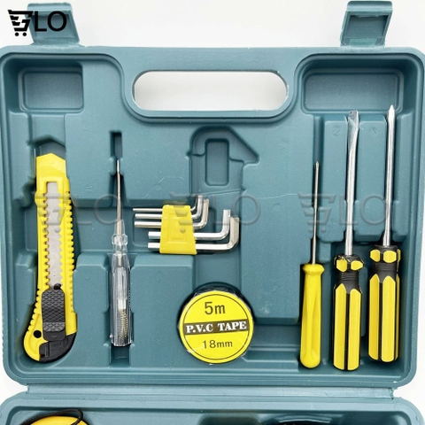 Bộ Đồ Nghề 15 Chi Tiết Đa Năng, Bộ Dụng Cụ Sửa Chữa Đa Năng Đồ Đạc Nhà, Điện, Xe Đầy Đủ Phụ Kiện Thông Dụng