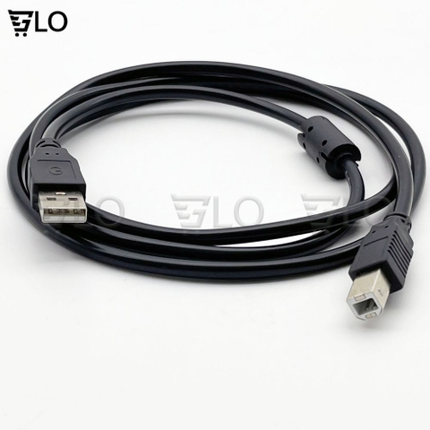 Dây Cáp Máy In Cổng Usb Dài 1.5m Đến 5m Có Cục Chống Nhiễu Hàng Loại Tốt