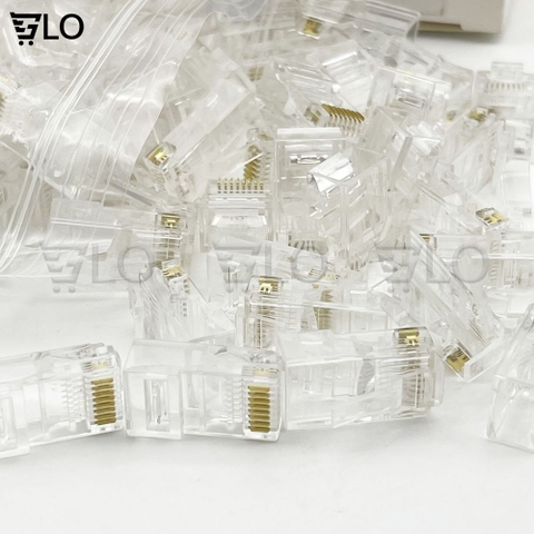 Combo 100 Đầu RJ-45 Cat5/5e Tenda Loại Tốt