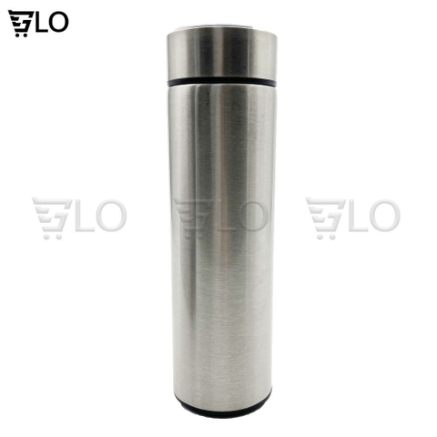 Bình nước giữ nhiệt inox 480ml hiển thị nhiệt độ - Lọ ly giữ nhiệt thông minh có đo hiển thị nhiệt độ