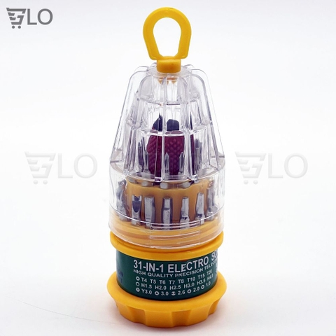 Bộ Vít Tròn Có 31 Đầu Thay Thế 31 In 1 Nhỏ Gọn, Sửa Chữa Dễ Dàng, Tiện Lợi