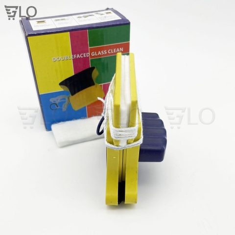 Dụng Cụ Lau Cửa Kính Hai Mặt Nam Châm Double Sided, Giải Pháp Tiện Lợi Cho Cửa Kính Sạch Bong