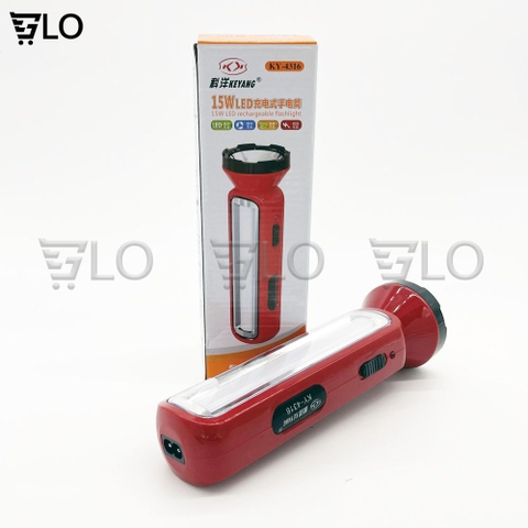 Đèn Pin 2 In 1 Kennede 4316 Mẫu Lớn Dùng Sạc 220v