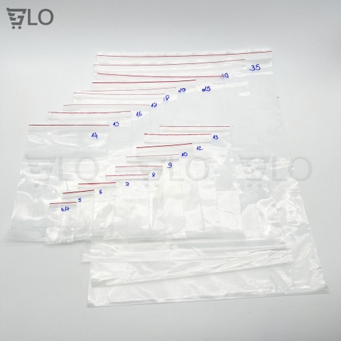 1 Kg Túi Nilon Khoá Zipper Miết Mép, Vuốt Miệng Ziplock Trong Suốt Chuyên Đóng Gói, Đựng Phụ Kiện, Quần Áo