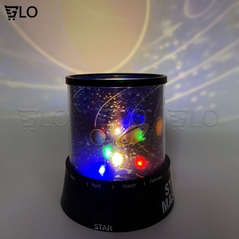 Đèn Chiếu Sao Star Master Dùng Pin AA (Đèn Size Lớn)