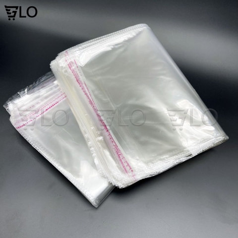 1 Kg Túi Nilon Keo Dán Miệng OPP Trong Suốt, Bọc Kiếng, Đóng Gói, Đựng Phụ Kiện, Quần Áo