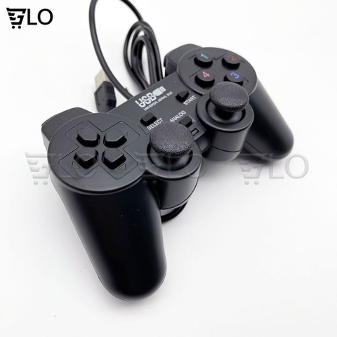 Tay Cầm Chơi Game Đơn Có Rung Cổng USB - Gamepad Cho PC Laptop Chơi FO4