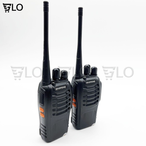 Combo 2 Cái Bộ Đàm Baofeng BF888S Kèm Tai Nghe Cự Ly Đến 5km Full Phụ Kiện, 16 Kênh Tần Số 400.00- 470.00MHz