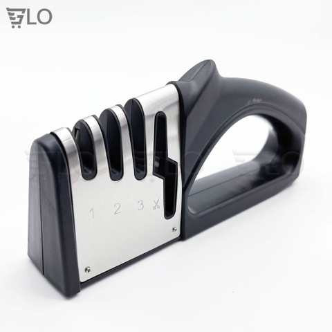 Dụng Cụ Mài Dao Kéo 4 In 1 Cao Cấp Thép Không Gỉ, Giúp Mài Nhanh, Siêu Sắc Bén, Lưỡi Mài Phủ Gốm Ceramic