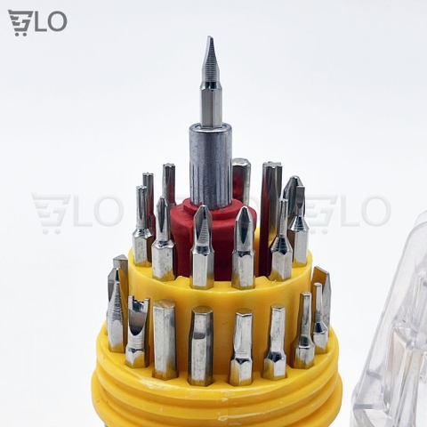 Bộ Vít Tròn Có 31 Đầu Thay Thế 31 In 1 Nhỏ Gọn, Sửa Chữa Dễ Dàng, Tiện Lợi