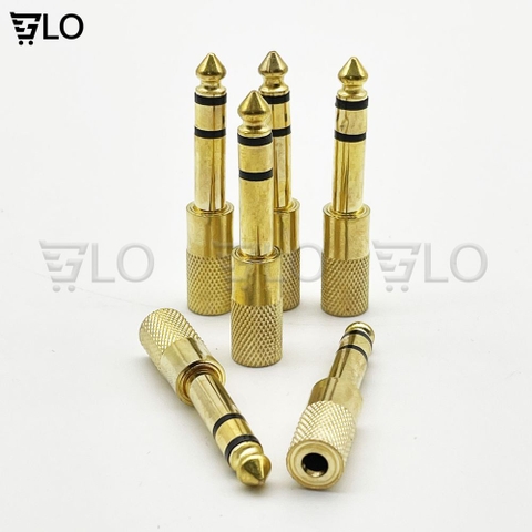 Jack Chuyển Âm Thanh 6.35mm ra 3.5mm