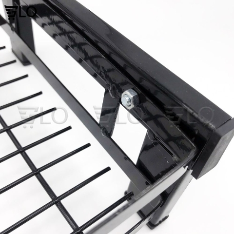 Kệ Đựng Gia Vị 2 Tầng Inox Kích thước 52x32x2.5cm Phủ Sơn Tĩnh Điện Mẫu Mới Để Bàn Cao Cấp