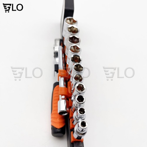 Bộ Cờ Lê Ổ Cắm Ratchet Đa Chức Năng, Bộ Khẩu Tay Vặn 1/4