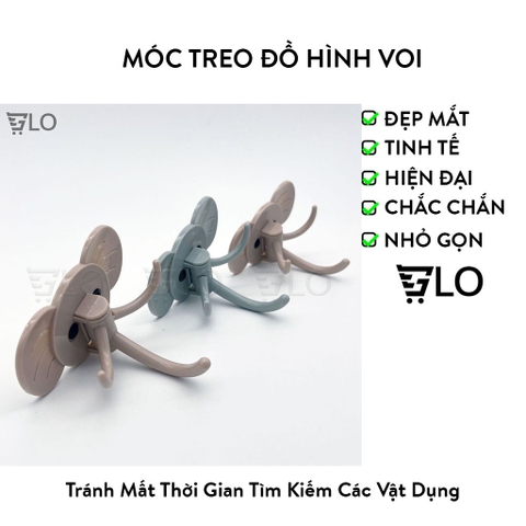 Móc Treo Đồ Hình Voi Tiện Dụng