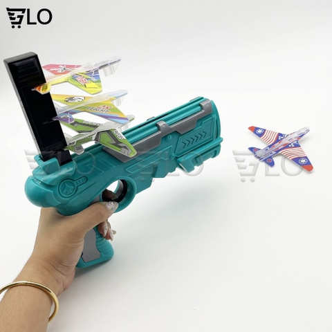 Súng Bắn Máy Bay Air Battle Cho Bé, Đồ Chơi Phóng Máy Bay Lượn Mô Hình Trẻ Em