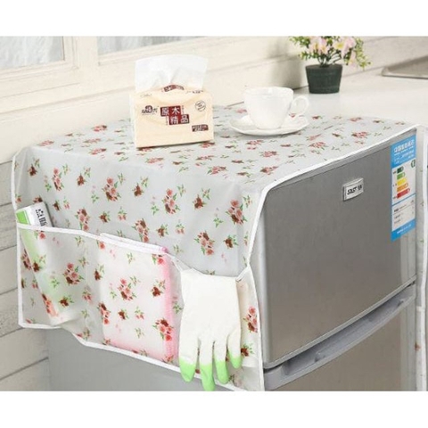 Tấm Che Tủ Lạnh Tấm Phủ Tủ Lạnh, Lò Vi Sóng, Máy Giặt Loại Lớn Tiện Dụng, Mẫu Giao Ngẫu Nhiên