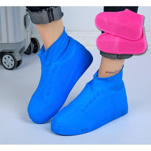 Bao Bọc Giày Cao Su Đi Mưa Siêu Co Giãn, Ủng Bọc Giày Silicon, Chống Nước, Chống Thấm, Chống Trơn Trượt