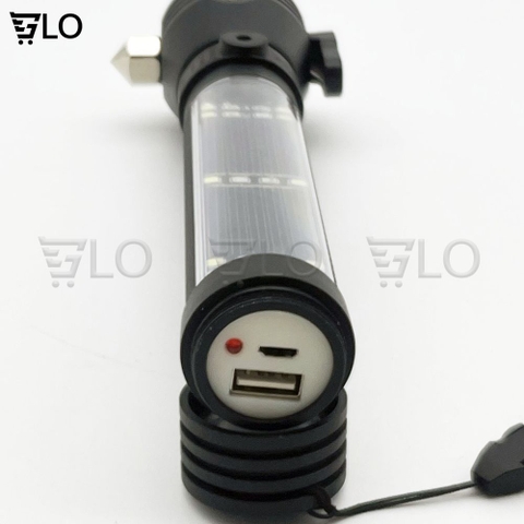Đèn Pin Đa Năng T08 Dùng Năng Lượng Mặt Trời