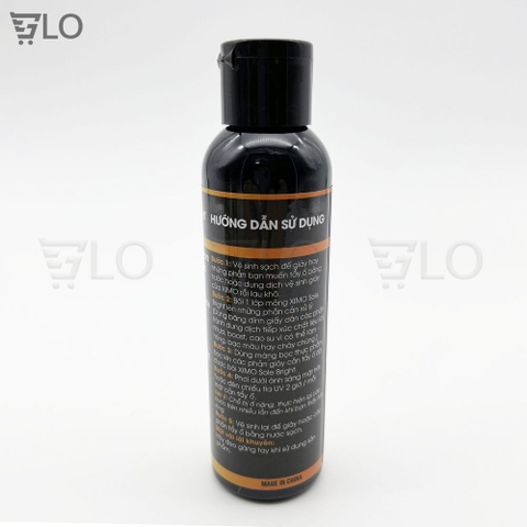 Chai Dung Dịch Tẩy Ố Vàng Đế Giày XIMO Sole Bright cho chất liệu Icy, Cao Su, Nhựa, Boost XI07