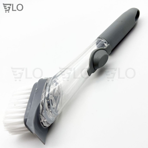 Cây Cọ Chà Rửa Xoong 2 in 1 Có Chổ Đựng Xà Phòng