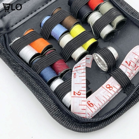 Bộ Kim Chỉ Khâu Gấp Gọn Cho Công Việc May Vá, Thêu Thùa, Đầy Đủ Vật Dụng Kèm Theo Như Hình