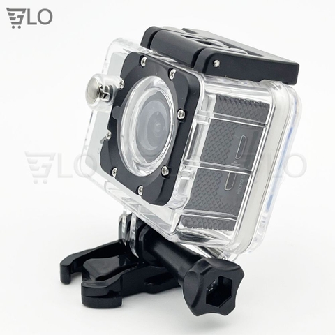 Camera Hành Trình A19 Gắn Mũ Bảo Hiểm – Sport Camera 4K, Chống Rung, Chống Nước Dành Cho Xe Máy, Xe Đạp, Phượt, Du Lịch