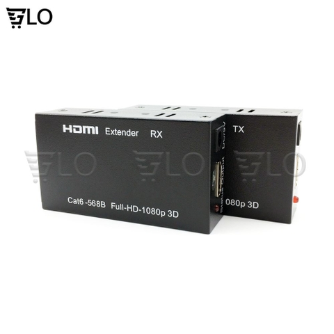 Bộ Thiết Bị Nối Dài HDMI Bằng Dây Lan 30-60m (Hdmi Extender 60m) - Bộ Kích Tín Hiệu HDMI Chống Nhiễu Cực Tốt