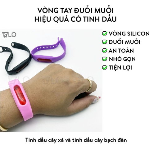 Vòng Tay Đuỗi Muỗi Hiệu Quả Có Tinh Dầu