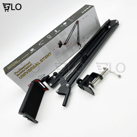 Giá Đỡ Kẹp Ipad, Máy Tính Bảng, Điện Thoại Để Đầu Giường, Cạnh Bàn Xoay 360 Độ