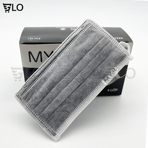 Khẩu Trang Y Tế 4 Lớp MY02, Nguyên Hộp 50 Cái