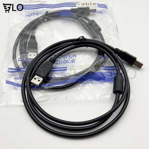 Dây Cáp Máy In Cổng Usb Dài 1.5m Đến 5m Có Cục Chống Nhiễu Hàng Loại Tốt