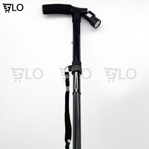 Gậy Trusty Cane - Gậy Gấp Gọn Chống Trượt Có Đèn Pin Cho Người Cao Tuổi