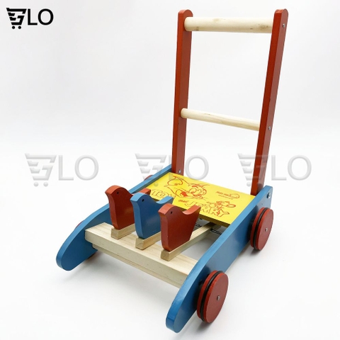 [Hỏa Tốc HCM] Xe Gỗ Tập Đi Hình Con Gà Kêu Lóc Cóc Cho Bé Yêu