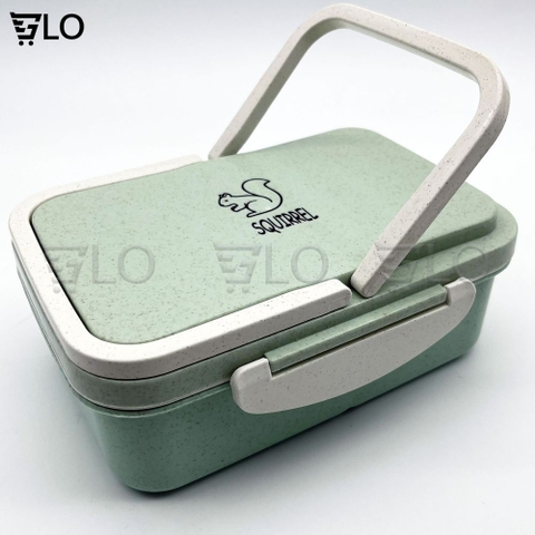 Hộp Cơm Lúa Mạch 2 Tầng SQIRREL