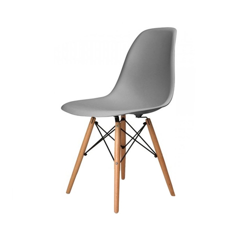 [Hỏa Tốc HCM] Ghế Nhựa Chân Gỗ EAMES Quán Cafe, Phòng Khách