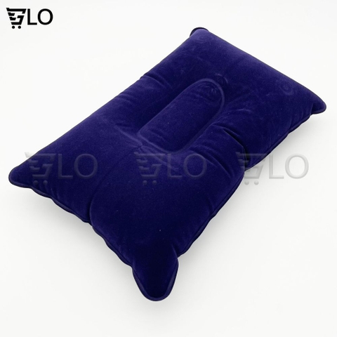 Gối Hơi Du Lịch Tựa Lưng Hình Vuông 38x24cm - Thư Giãn Mọi Lúc, Dễ Dàng Mọi Nơi