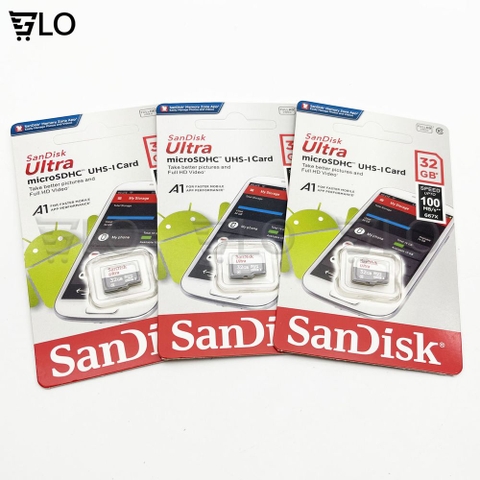 Thẻ Nhớ Chính Hãng Sandisk 32gb Ultra 80mb/S