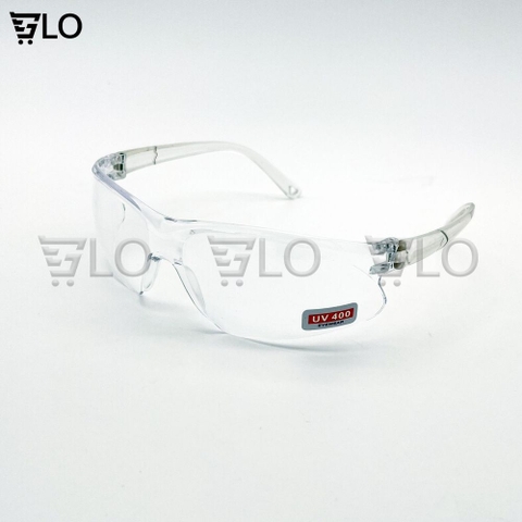 Mắt Kính Đi Đường Chống Bụi Trắng Trong, Chống Tia UV Cho Người Lớn Và Trẻ Em, Bảo Vệ Mắt Toàn Diện, Siêu Nhẹ, Siêu Dẻo