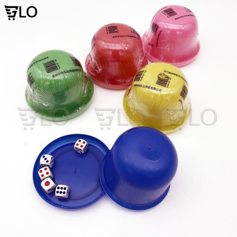 Đồ Chơi Lắc Xí Ngầu Cho Bé, Gồm Đồ Lắc Và 5 Xúc Xắc Nhỏ Gọn, Tiện Lợi