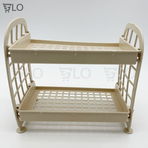 Kệ Nhựa 2 Tầng Mini Đựng Đồ Văn Phòng, Phòng Tắm, Nhà Bếp, Gọn Gàng Mọi Góc Nhà – Tối Ưu Không Gian Sống