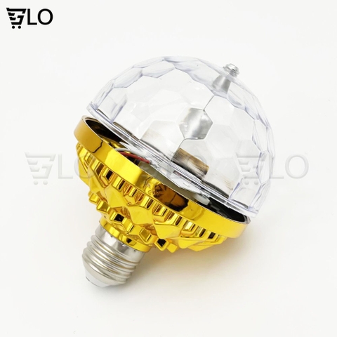 Bóng Đèn Led 7 Màu Vũ Trường Xoay Cảm Ứng Đuôi E27, Mang Không Gian Sống Động Ngay Tại Nhà Bạn