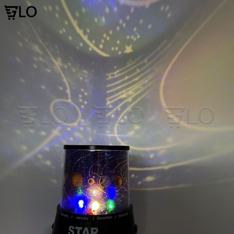 Đèn Chiếu Sao Star Master Dùng Pin AA (Đèn Size Lớn)