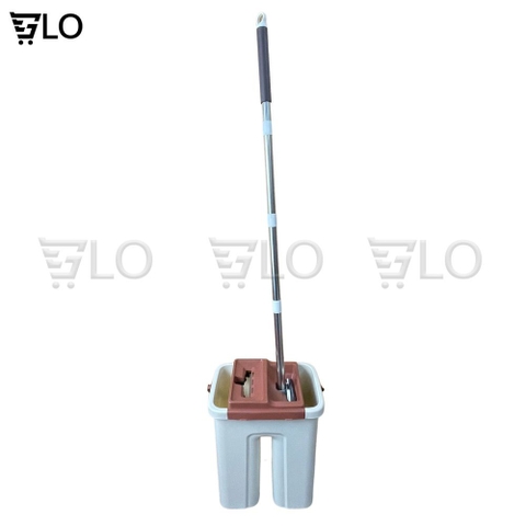 Bộ Cây Lau Nhà 2 Ngăn Kèm Thùng Tự Vắt Tiện Dụng