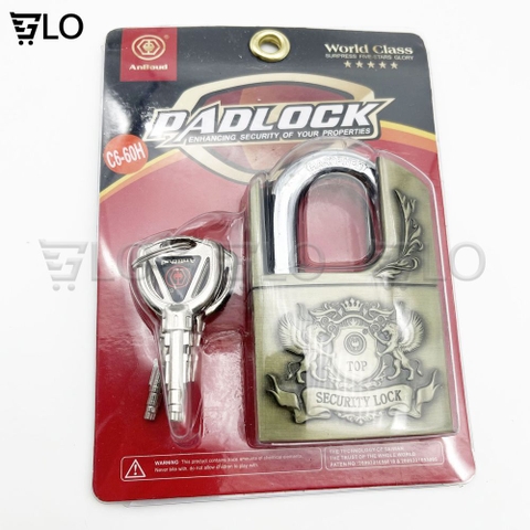 Ổ Khóa Bấm Anboud Padlock 60H 4 Chìa Mẫu Mới